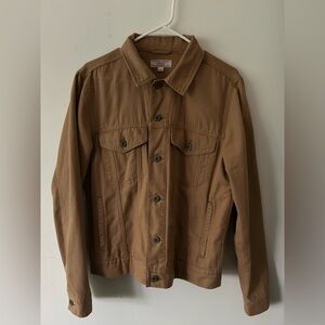 J CREW Wallace And Barnes Duck Canvas Trucker Jacket Mens S